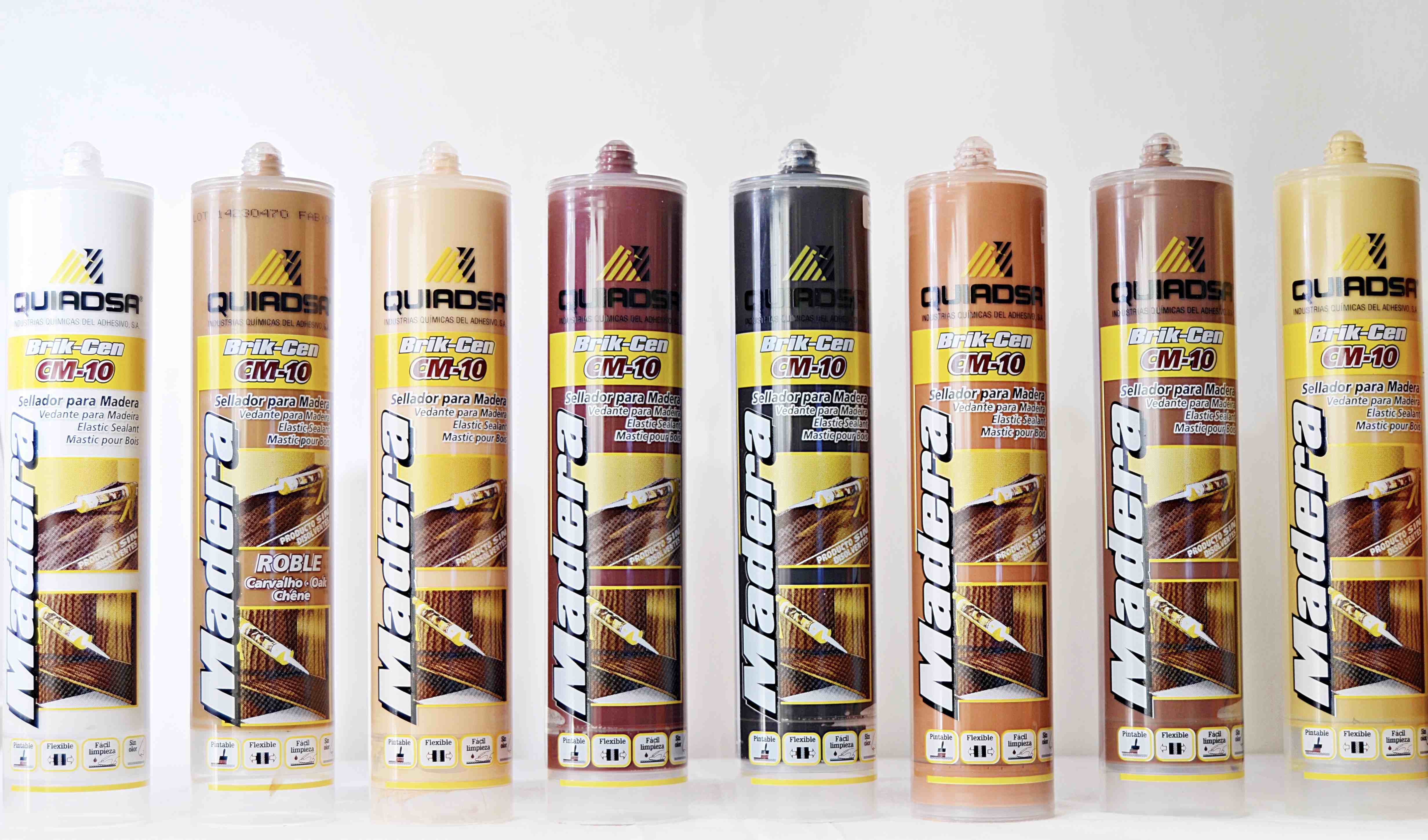 You are currently viewing QUIADSA PRESENTS IN EUROBRICO THE NEW RANGE OF WOOD SEALANTS BRIK-CEN CM-10