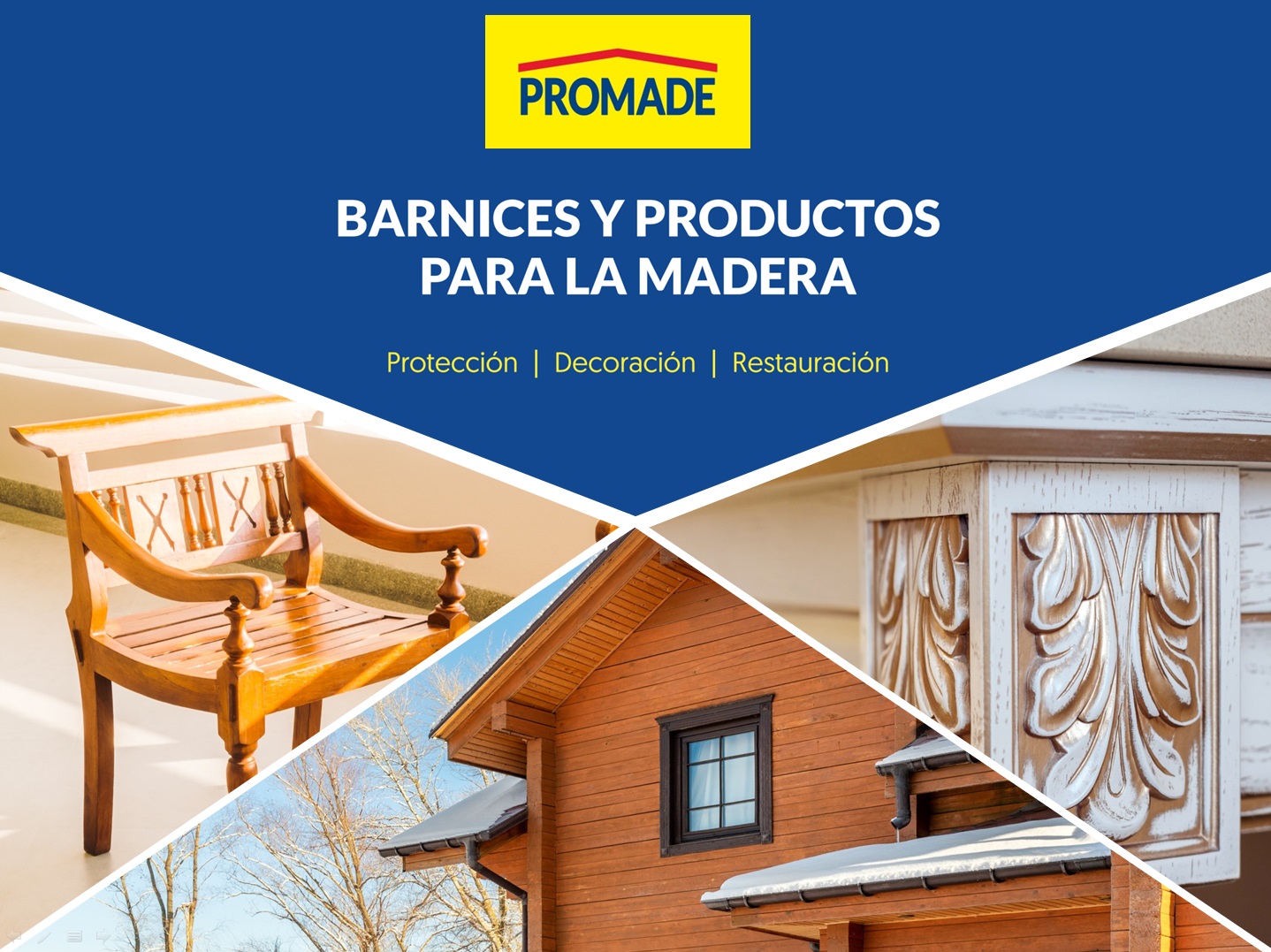 Lee más sobre el artículo Promade vuelve a Eurobrico con una imagen renovada para sus productos de  protección, decoración y restauración de la madera.